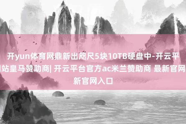 开yun体育网鼎新出咫尺5块10TB硬盘中-开云平台网站皇马赞助商| 开云平台官方ac米兰赞助商 最新官网入口